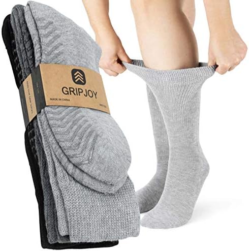 Диабет чорапи за мъже и жени - Болнични чорапи за мъже с дръжки - Нескользящие чорапи мъжки - Чорапи с дръжки за мъже