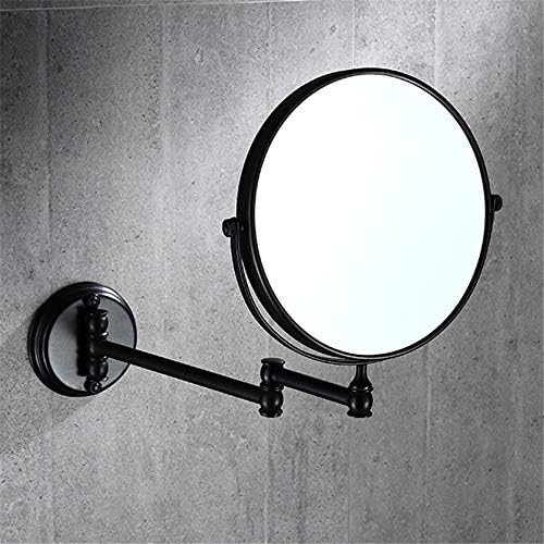 Огледало LUOFDCLDDD, Огледало за грим, Увеличително Огледало за грим в Рамка на Стената, 8-Инчов Двустранно Въртящо се