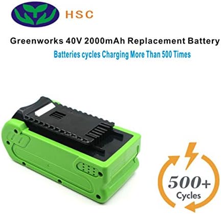 2000 mah 18650 Батерия GRW40 Литиево-йонна Батерия 40 В Замяна на Greenworks 40 На Батерията G40LM45 G40LT 24252 2601102