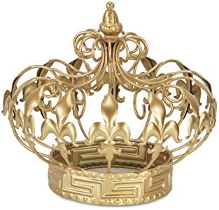 Златна корона Cheung's 4566 с Модел под формата на лилии Отстрани