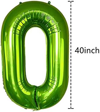 Зелената Топка с 30 стаи, 40-инчови Гигантски балони от фолио, Абитуриентски Топка за мъже и жени, Украса за парти за