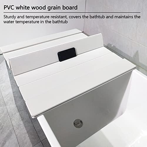 Сгъваема делото за баня PFCDZDU, Самозалепваща дъска за домашно баня в японски стил, коритото за баня от PVC със защита