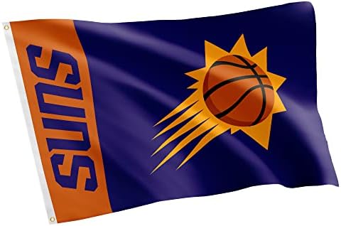 Пустинен Кактус Финикс Санс Знамена на Екипа НБА Националната баскетболна асоциация на Полиестер Вътрешна Външни