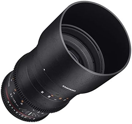 Телеобектив Samyang SYDS135M-N VDSLR II 135 mm f/2.2-22-Prime за цифрови огледално-рефлексни фотоапарати на Nikon с монтиране