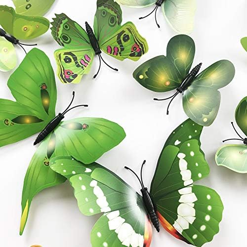36 бр. 3D Цветни стикери за стена с Пеперуди, Направи си Сам, Артистичен Интериор, Занаяти за партита, Детски, в Класната