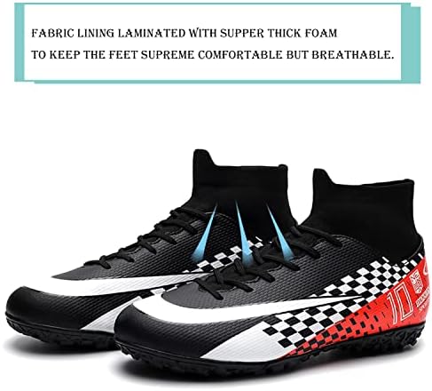 Мъжки футболни обувки WINGFAI, Професионални футболни Обувки С висок Берцем, Дишащи Спортни футболни Обувки За Улицата/на
