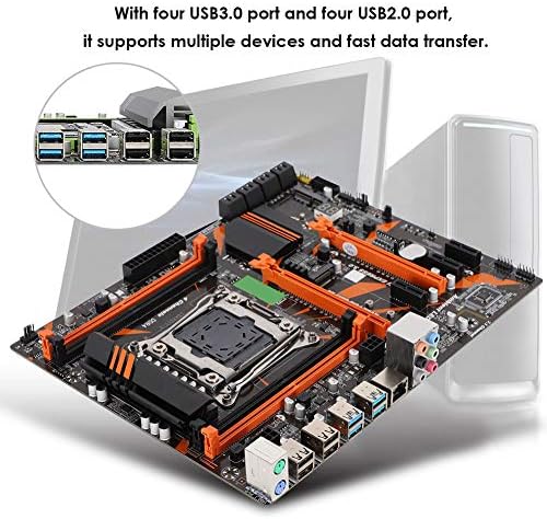 Дънната платка на компютъра X99 LGA2011-3 DDR4, Детска дънна платка Intel LGA2011 V3 с NVME M. 2, четырехканальный процесор