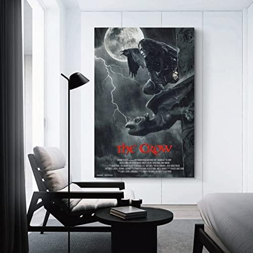 Брандън Лий, Гарван, Реколта Плакати с филми (4) Стена Щампи върху платното за стенен интериор, Интериор за спални, Подаръци, 16x24 инча (40x60 cm), без рамка