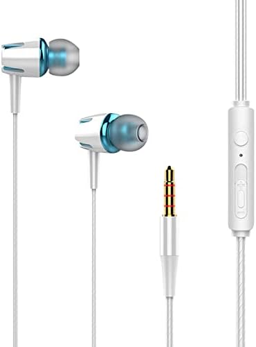 Слушалки с кабел, Субуфер-втулки Жични Слушалки с Микрофон Подобрена Версия на силата на звука Слушалки за смартфони QZ8