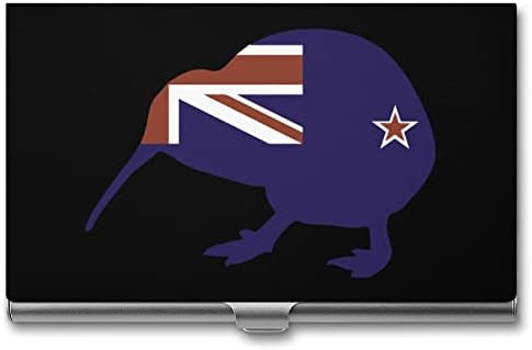 Нова зеландия Флаг Киви Метален Държач За Визитки Тънък Номинална Портфейл ID Case за Мъже Жени