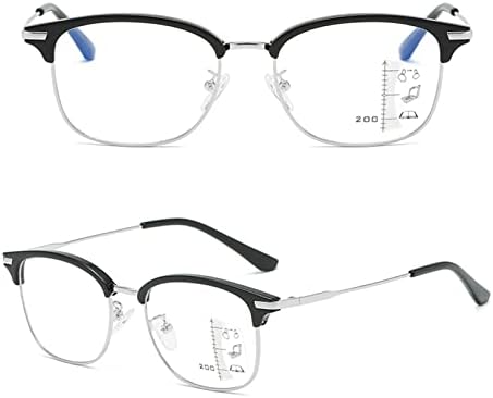 Преходни Фотохромичните Очила за четене за мъже и жени, Спортни Фотохромичните Слънчеви Очила за четене на открито (Цвят:
