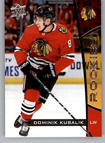 Бокс-сет начинаещи НХЛ на горната палуба 2019-20 #22 Доминик Кубалик Официалната картичка UD Hockey Trading Card Чикаго Блекхоукс