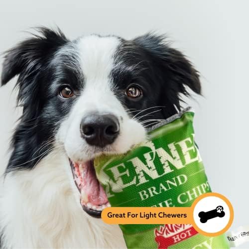 Чанта за картофен чипс Felix & Fido Забавни играчки за кучета - Забавно Плюшен Пищалка за малки и средни кучета-Интерактивна