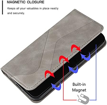 Чанта-портфейл IVY A32 5G за Galaxy A32 5G, S-Образни Чанта-портфейл с магнитен притегателен, флип-надолу капачка (усещане
