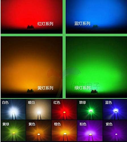 Kammas 100ШТ 1206 SMD Led светлини Светоизлучающий диод червен / Син /Жълт/Зелен /Бял/Оранжев - (Цвят: синьо)